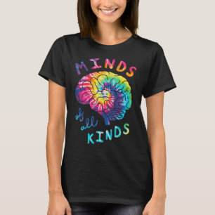 Minds Neurodiversity Tie Dye Autism A T-shirt
