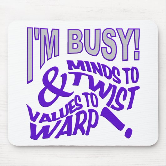 Minds to Twist mousepad Muismat (Voorkant)