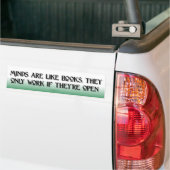 Minds zijn als Boeken Bumpersticker (Op Truck)