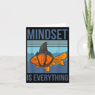 Mindset betekent alles wat goudvissen Motivatie Qu Kaart
