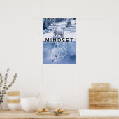 Mindset is alles, Arctic Wolf Succeshorde Poster (Keuken)