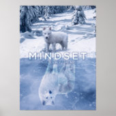 Mindset is alles, Arctic Wolf Succeshorde Poster (Voorkant)