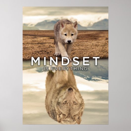 Mindset is alles - de herinnering van de Wolf van  Poster (Voorkant)