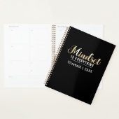 "Mindset is alles" Goud Inspirerend Quote Planner (Display)