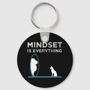 Mindset is alles Motivatie prijsopgave Sleutelhanger