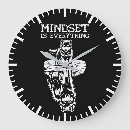 Mindset is alles, Wolf - Gym, drukte, succes Grote Klok (Voorkant)