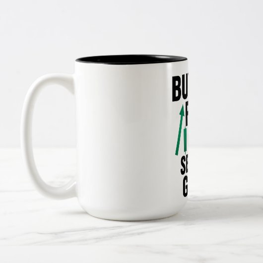 Mindset van handelaar mok (Links)