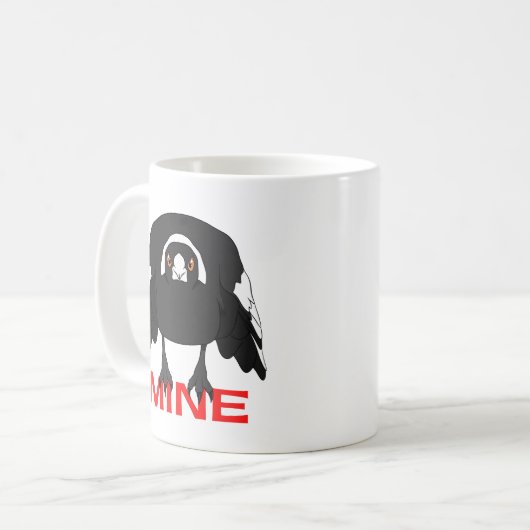 MINE! Australische mok magpie (Voorkant links)