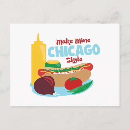 Mine Chicago Style maken Briefkaart (Voorkant)