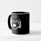 Mine, Valentijnsdag Classic - Skeleton Handen Hore Mok (Voorkant links)