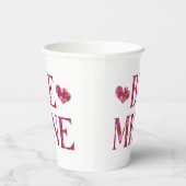Mine Valentijnsdag papieren bekertjes Papieren Bekers (Rechts)