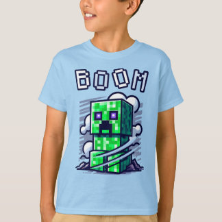 Minecraft Creeper, BOOM, Minecrafter, T-shirt Cool