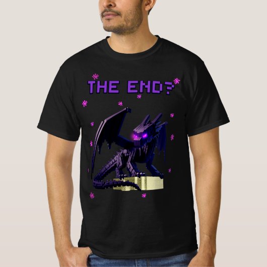 Minecraft Ender Dragon, Game Boss, het einde? koel T-shirt (Voorkant)