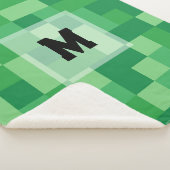 Minecraft Monogram Sherpa Blanket Deken (3/4)