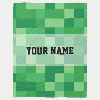 Minecraft Personalized Blanket Fleece Deken