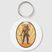 Miner Prospector Sleutelhanger (Voorkant)