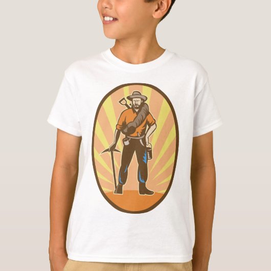 Miner Prospector T-shirt (Voorkant)