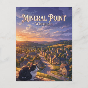Mineral Point, Wisconsin VS Briefkaart