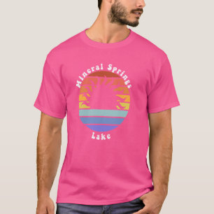 Mineral Springs Lake Ohio OH Sunset Souvenir Vakan T-shirt