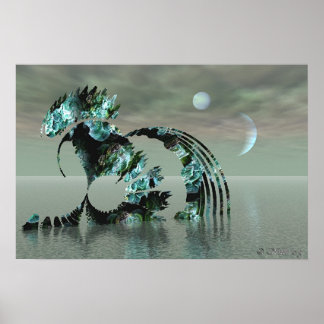 Minerale baai: Qqiz Petrified Artifact Poster