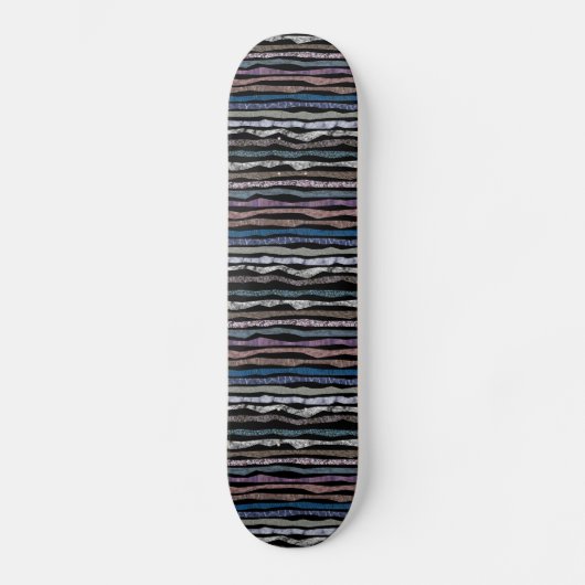 Minerale stripes skateboard (Voorkant)