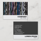 Minerale stripes visitekaartje (Voorkant / Achterkant)