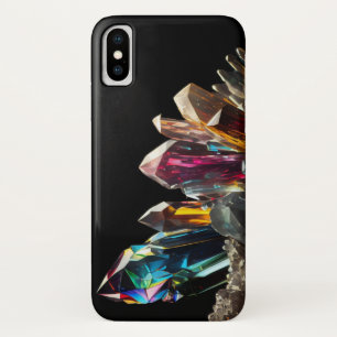 Mineralen Pareltjes Helende Kristallen iPhone X Hoesje