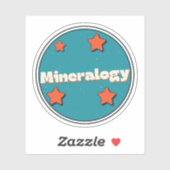 Mineralogie Sticker (Vel)
