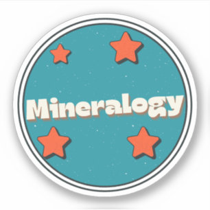 Mineralogie Sticker