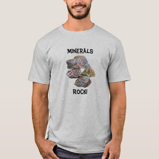 Minerals Rock Collectionneurs Funny T-Shirt (Devant)