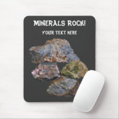 Minerals Rock Collectors Cute Muismat (Met muis)