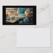 Minéraux Crystal Energy Carte de visite (Devant / Derrière)