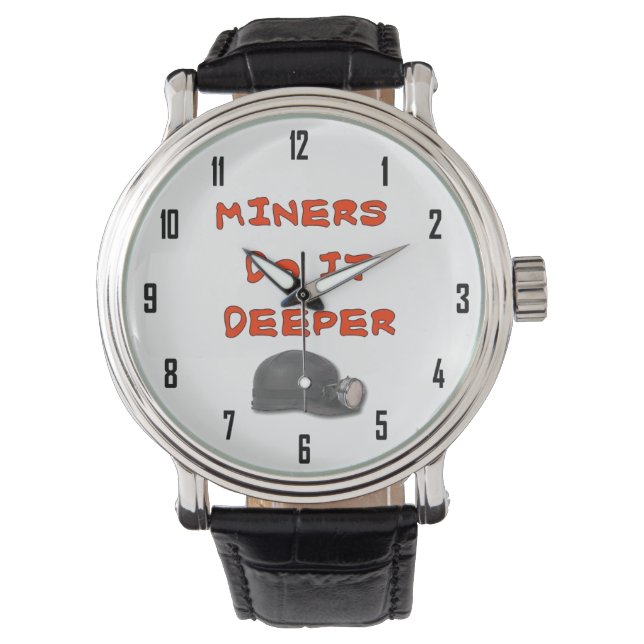 MINERS DOEN HET DEEPER HORLOGE (Voorkant)