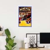 Minerva ~  Belgisch Automobiel AD Poster (Thuiskantoor)