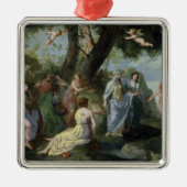 Minerva met Muses Metalen Ornament (Voorkant)