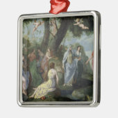 Minerva met Muses Metalen Ornament (Links)