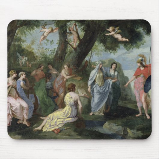 Minerva met Muses Muismat (Voorkant)