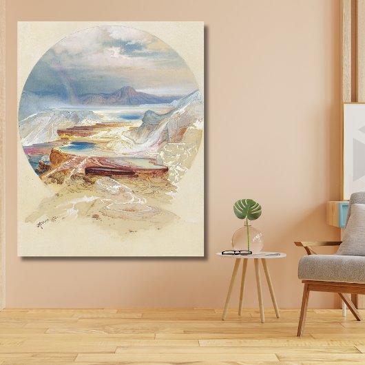 Minerva Terrace, Moran, 1872 Canvas Afdruk