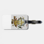 Minerve Hot Air-ballon Bagagelabel (Achterkant horizontaal)