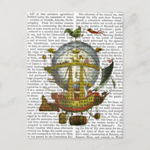 Minerve Hot Air-ballon Briefkaart