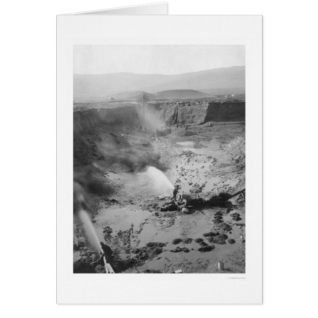 Mines d'or hydraulique Alaska 1912 (Devant)