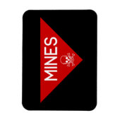 MINES SIGN | SIGNAGE | SYMBOOL MAGNEET (Verticaal)