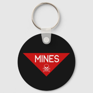 MINES SIGN   SIGNAGE   SYMBOOL SLEUTELHANGER
