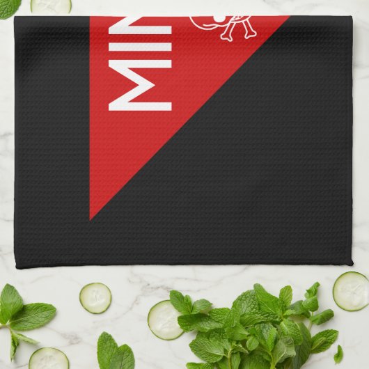 MINES SIGN | SIGNAGE | SYMBOOL THEEDOEK (Gevouwen)