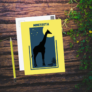 Minessota Como Zoo St Paul  Giraffe Briefkaart