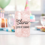 Mineure ou servante d'honneur minimaliste<br><div class="desc">Pour vos demoiselles d'honneur ou d'autres membres de votre fête nuptiale à célébrer à votre douche nuptiale,  à votre fête de bachelorette,  à votre dîner de répétition,  à votre réception de mariage et à d'autres événements mariages. Personnalisez avec son nom.</div>