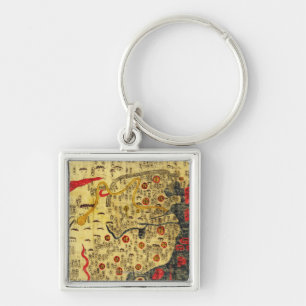 Ming Empire, ChinaPanoramic MapChina Sleutelhanger