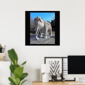 Ming Tombs Elephant Poster (Thuiskantoor)