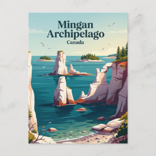 Mingan Archipelago Nationaal Parkreservaat Canada Briefkaart
