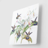 Mingbird Birds Orchid Flowers Wall klok (Hoek)